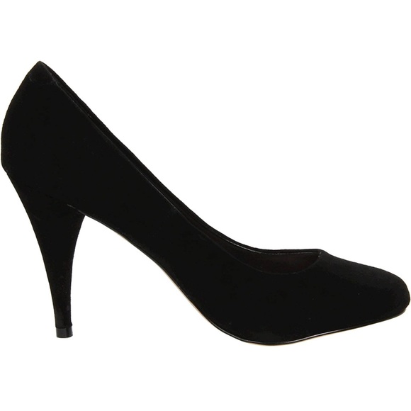 Steve Madden Black Suede Unityy Pump - Size 10 - Picture 6 of 12